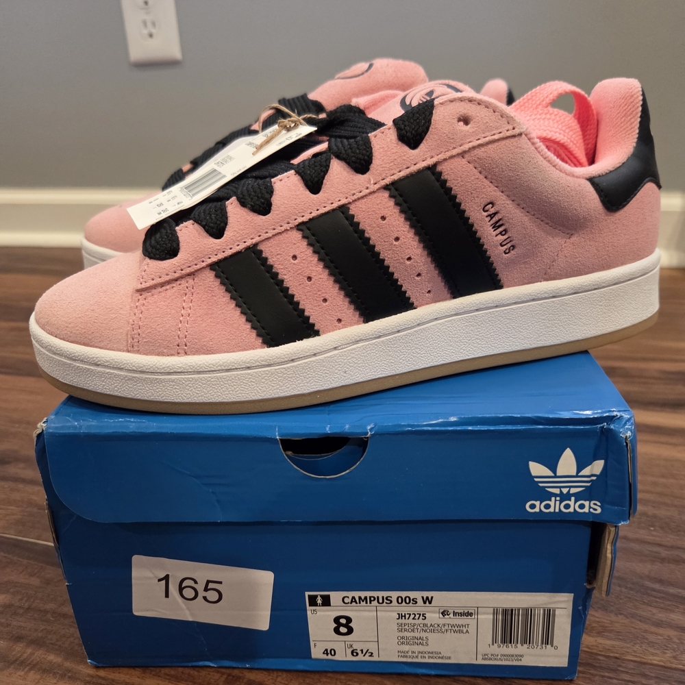 Adidas Womens Campus Shoes - Pink and Black